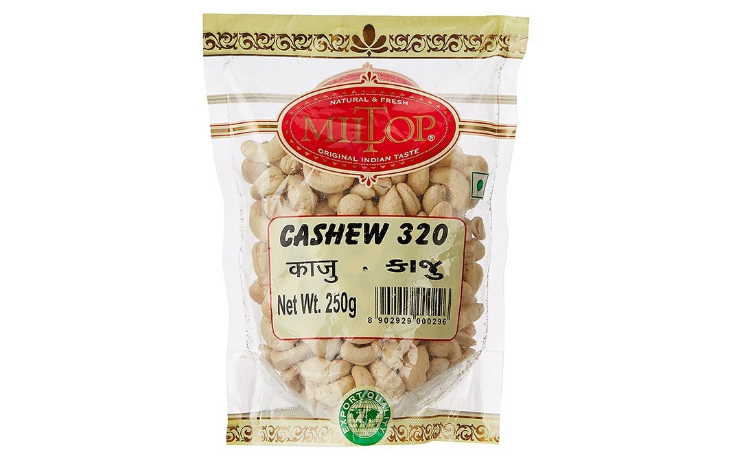 Miltop Cashew 320    Pack  250 grams